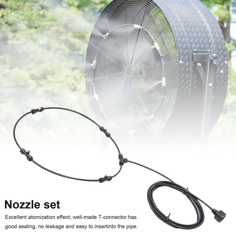 3m Hose Outdoor Misting Fan Cooler Water Cooling Portable Patio Mist Garden Kit Summer Cool Spray Courtyard Supplies Tool
3m Hose Outdoor Misting Fan Cooler Water Cooling Portable Patio Mist Garden Kit Summer Cool Spray Courtyard Supplies Tool