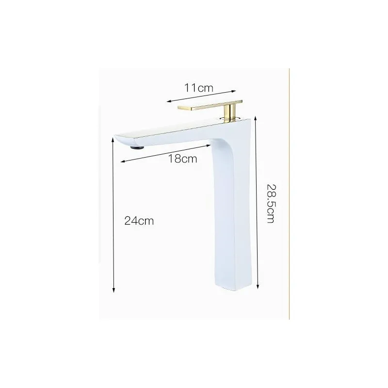 Basin Faucets White Color Basin Mixer Tap Bathroom Faucet Hot and Cold Chrome Finish Brass Toilet Sink Water Crane Gold
Basin Faucets White Color Basin Mixer Tap Bathroom Faucet Hot and Cold Chrome Finish Brass Toilet Sink Water Crane Gold