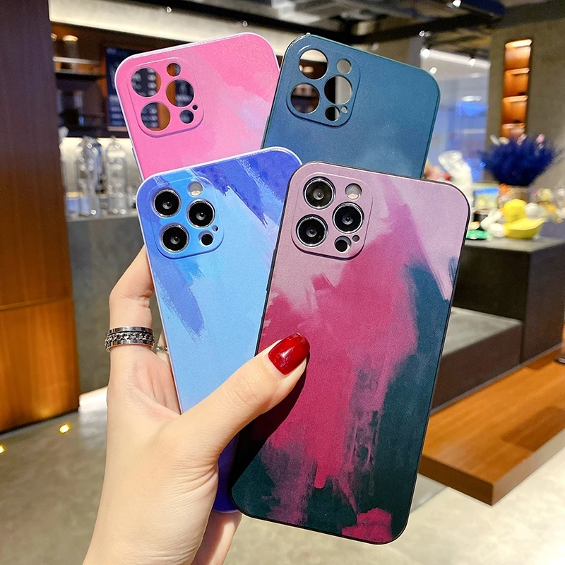 Watercolor Painting Phone Case for Iphone 12 Pro Max 12 Mini 11 Pro X XS Max XR 7 Plus 8 6S Shockproof Soft Silicone TPU Funda
Watercolor Painting Phone Case for Iphone 12 Pro Max 12 Mini 11 Pro X XS Max XR 7 Plus 8 6S Shockproof Soft Silicone TPU Funda