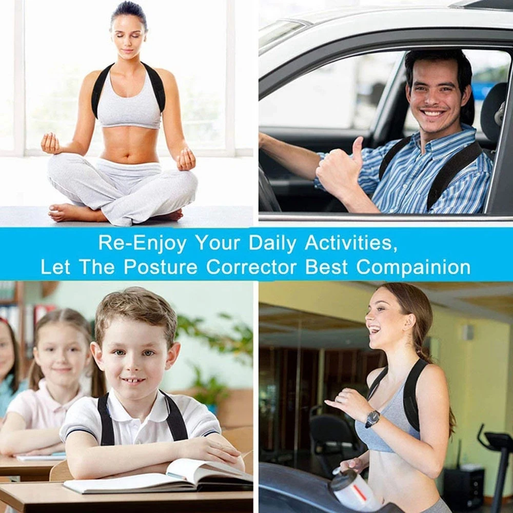 Posture Corrector for Men/Women - Stylish & Discreet Ergonomic Back Straightener Brace for Proper Posture & Spinal Pain Relief
Posture Corrector for Men/Women - Stylish & Discreet Ergonomic Back Straightener Brace for Proper Posture & Spinal Pain Relief