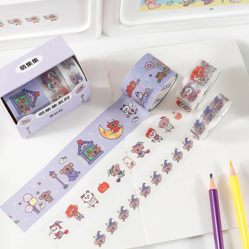 3 Rolls Kawaii Cute Washi Tape Set Lovely Collection Series Scrapbooking DIY Diary Journal Sticker Washi Tape Student Supplies
3 Rolls Kawaii Cute Washi Tape Set Lovely Collection Series Scrapbooking DIY Diary Journal Sticker Washi Tape Student Supplies