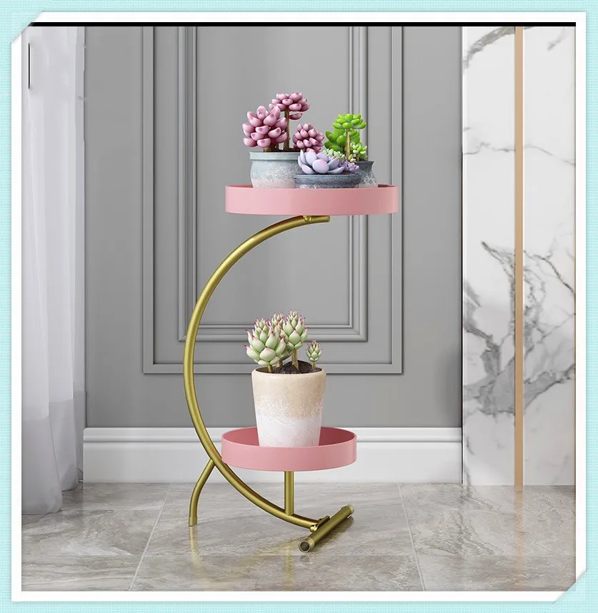 Nordic iron flower rack floor type indoor living room shelf multi-layer flower pot rack creative pot rack
Nordic iron flower rack floor type indoor living room shelf multi-layer flower pot rack creative pot rack