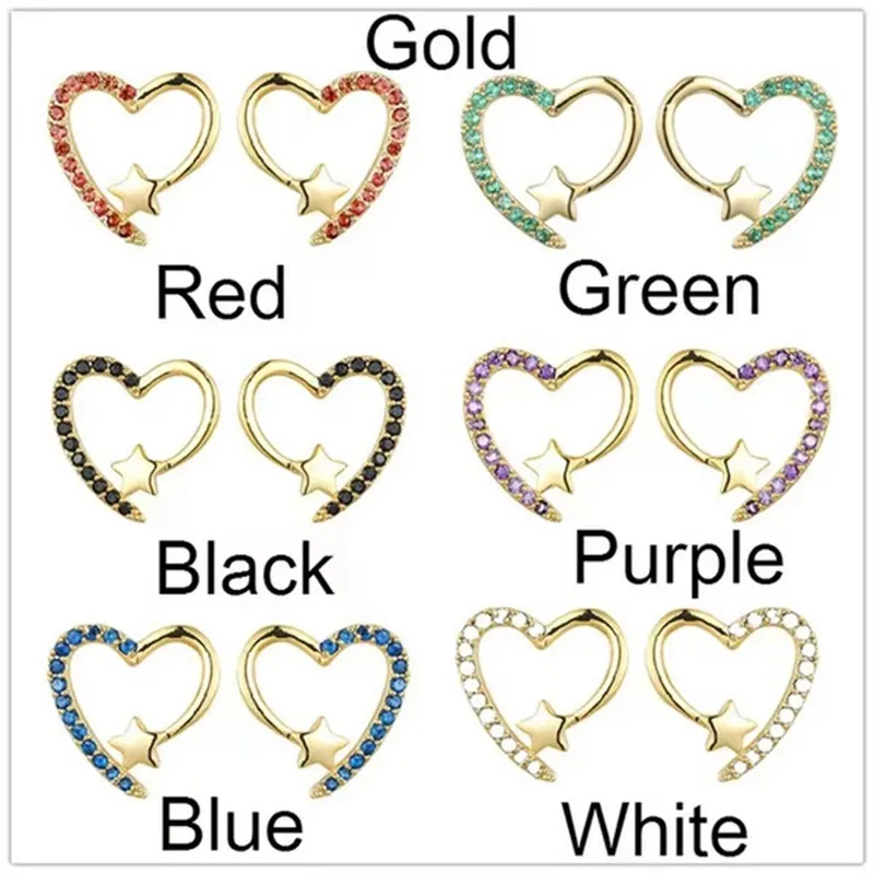 1 пара 14K желтого золота любовь, сердце, звезды белого цвета с украшением в виде кристаллов, серьги со шпилькой, для женщин, для свадьбы, помол...
1 пара 14K желтого золота любовь, сердце, звезды белого цвета с украшением в виде кристаллов, серьги со шпилькой, для женщин, для свадьбы, помол...