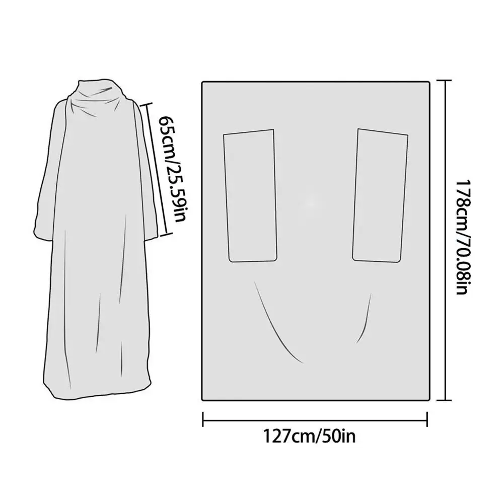 Wearable Blanket with Sleeves Arms Super Soft Warm Comfy Large Plush Sleeved Wrap Animal pattern series for Adult Women and Men
Wearable Blanket with Sleeves Arms Super Soft Warm Comfy Large Plush Sleeved Wrap Animal pattern series for Adult Women and Men