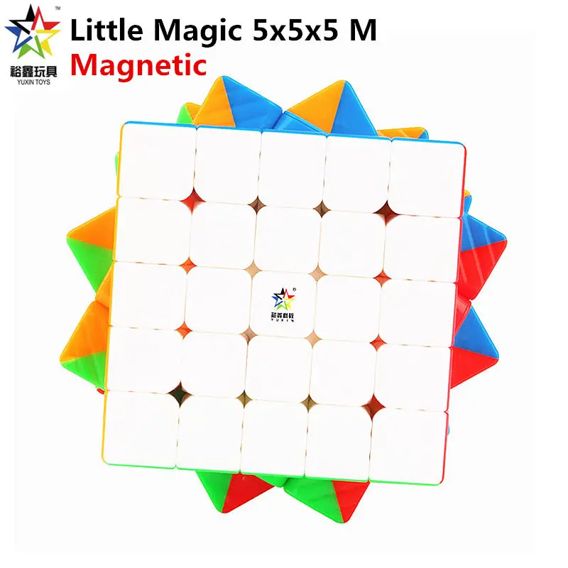 Yuxin Little Cube 5x5x5 M Magnetic Magic Speed Cube Sticklerless Proffessional Magnets 5x5 Puzzle Cubes Educational Toys
Yuxin Little Cube 5x5x5 M Magnetic Magic Speed Cube Sticklerless Proffessional Magnets 5x5 Puzzle Cubes Educational Toys