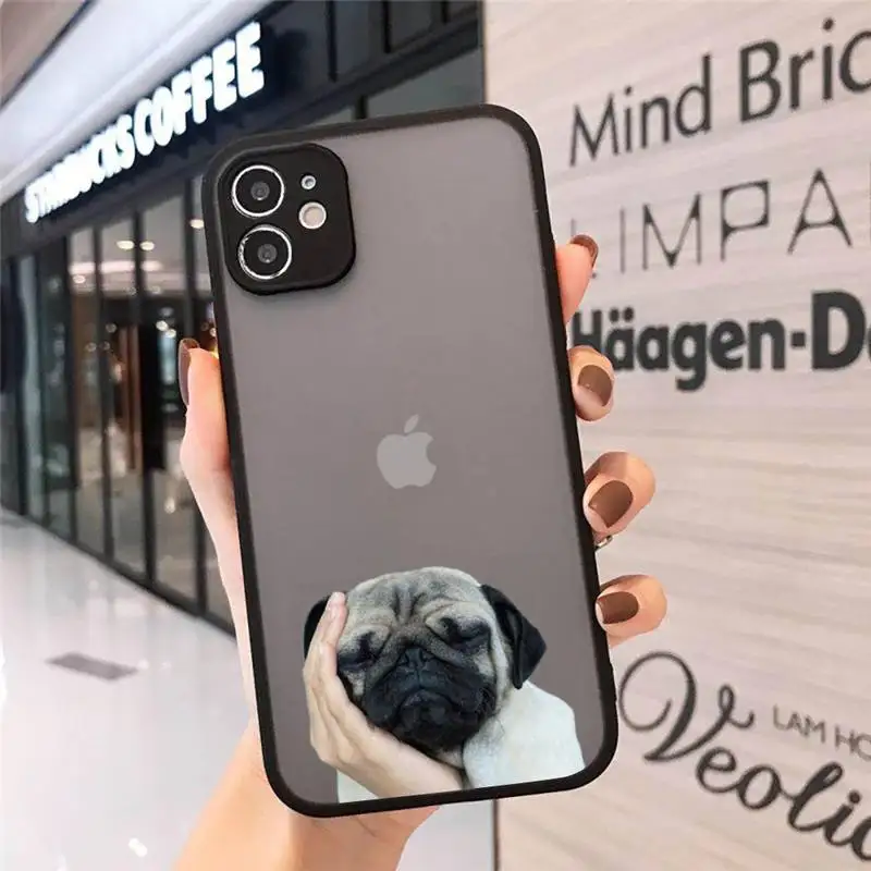 Pug Dog French Bulldog Phone Case matte transparent For iphone 7 8 11 12 plus mini x xs xr pro max cover
Pug Dog French Bulldog Phone Case matte transparent For iphone 7 8 11 12 plus mini x xs xr pro max cover