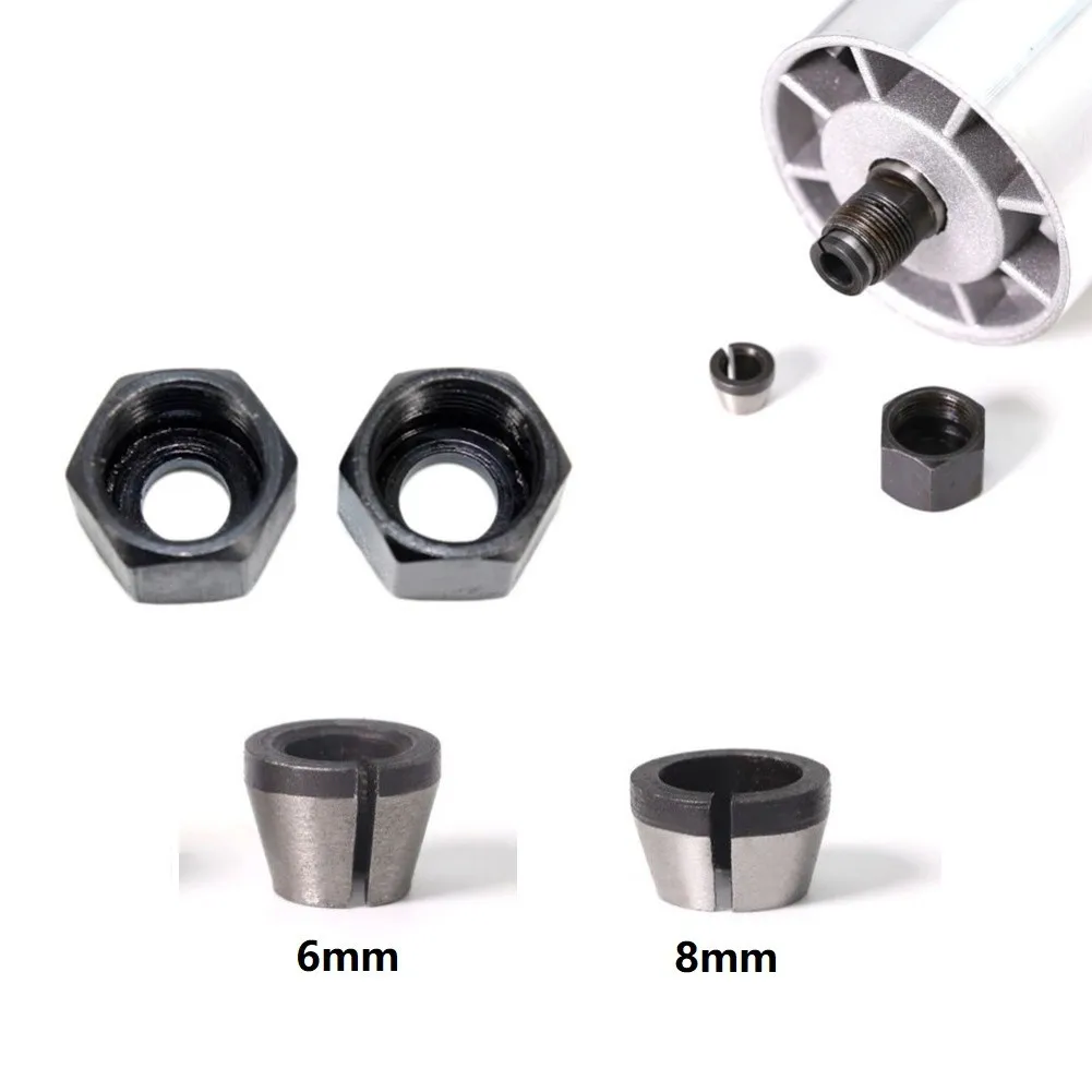 4pcs/Set 1/4" 6mm 8mm Trimmer Collet Chuck Router Bit Shank Adapter For Engraving Trimming Machine Chuck Conversion
4pcs/Set 1/4" 6mm 8mm Trimmer Collet Chuck Router Bit Shank Adapter For Engraving Trimming Machine Chuck Conversion