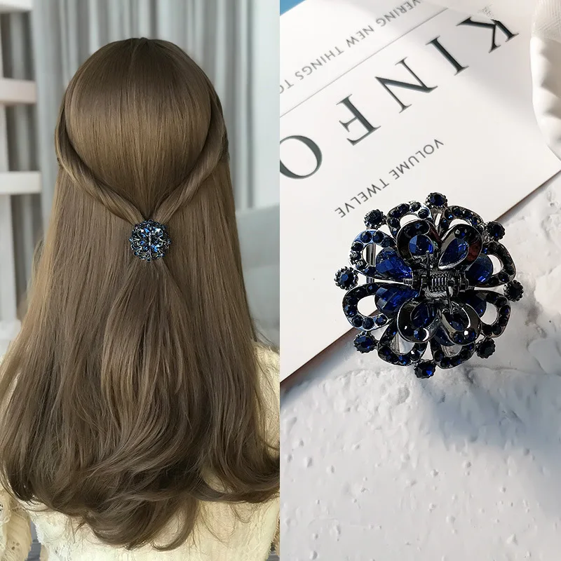 Hair Clip for Women Retro Fashion Black Crystal Bow Hairpin Luxurious Geometric Charm Hair Pins Jewelry Accessories Wholesale
Hair Clip for Women Retro Fashion Black Crystal Bow Hairpin Luxurious Geometric Charm Hair Pins Jewelry Accessories Wholesale