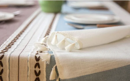 Plaid Decorative Linen Tablecloth With Tassel Waterproof Oilproof Thick Rectangular Wedding Dining Table Cover Tea Table Cloth
Plaid Decorative Linen Tablecloth With Tassel Waterproof Oilproof Thick Rectangular Wedding Dining Table Cover Tea Table Cloth
