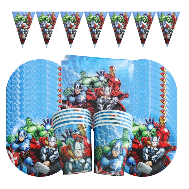 10/20kids Avengers Theme Boys Birthday Party Decorations Balloon Paper Cups Plates Baby Shower Disposable Tableware Supplies Set
10/20kids Avengers Theme Boys Birthday Party Decorations Balloon Paper Cups Plates Baby Shower Disposable Tableware Supplies Set