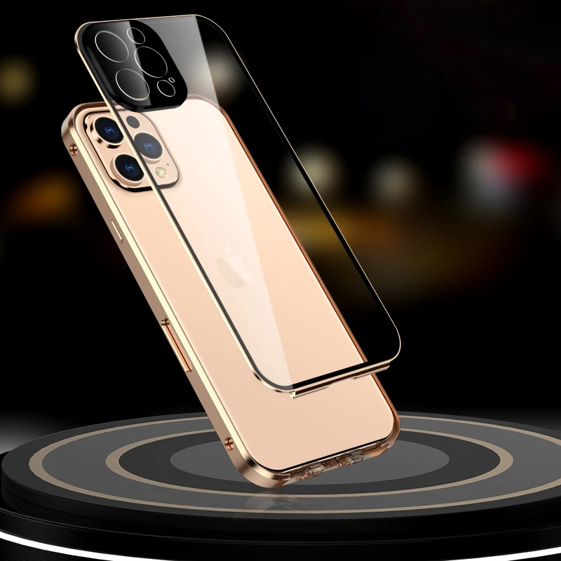 Чехол-бампер для iPhone 11 Pro Max X XR с металлической защитой камеры | Мобильные телефоны