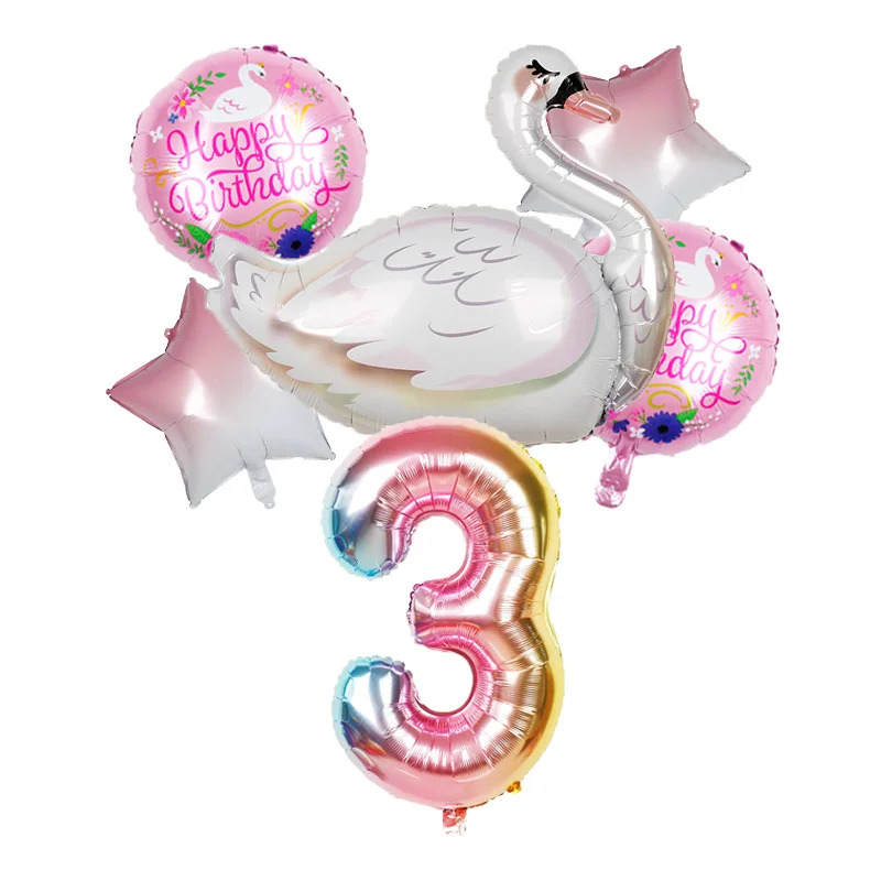 6 шт., фольгированные воздушные шары в виде лебедя, 32 дюйма
6 шт., фольгированные воздушные шары в виде лебедя, 32 дюйма