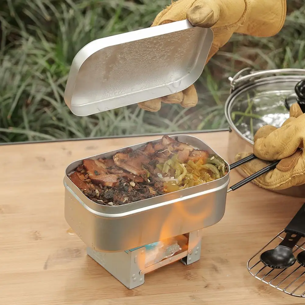 Heatable Leak-proof Bento Box 304 Stainless Steel Camping Cooking Food Box for Office
Heatable Leak-proof Bento Box 304 Stainless Steel Camping Cooking Food Box for Office