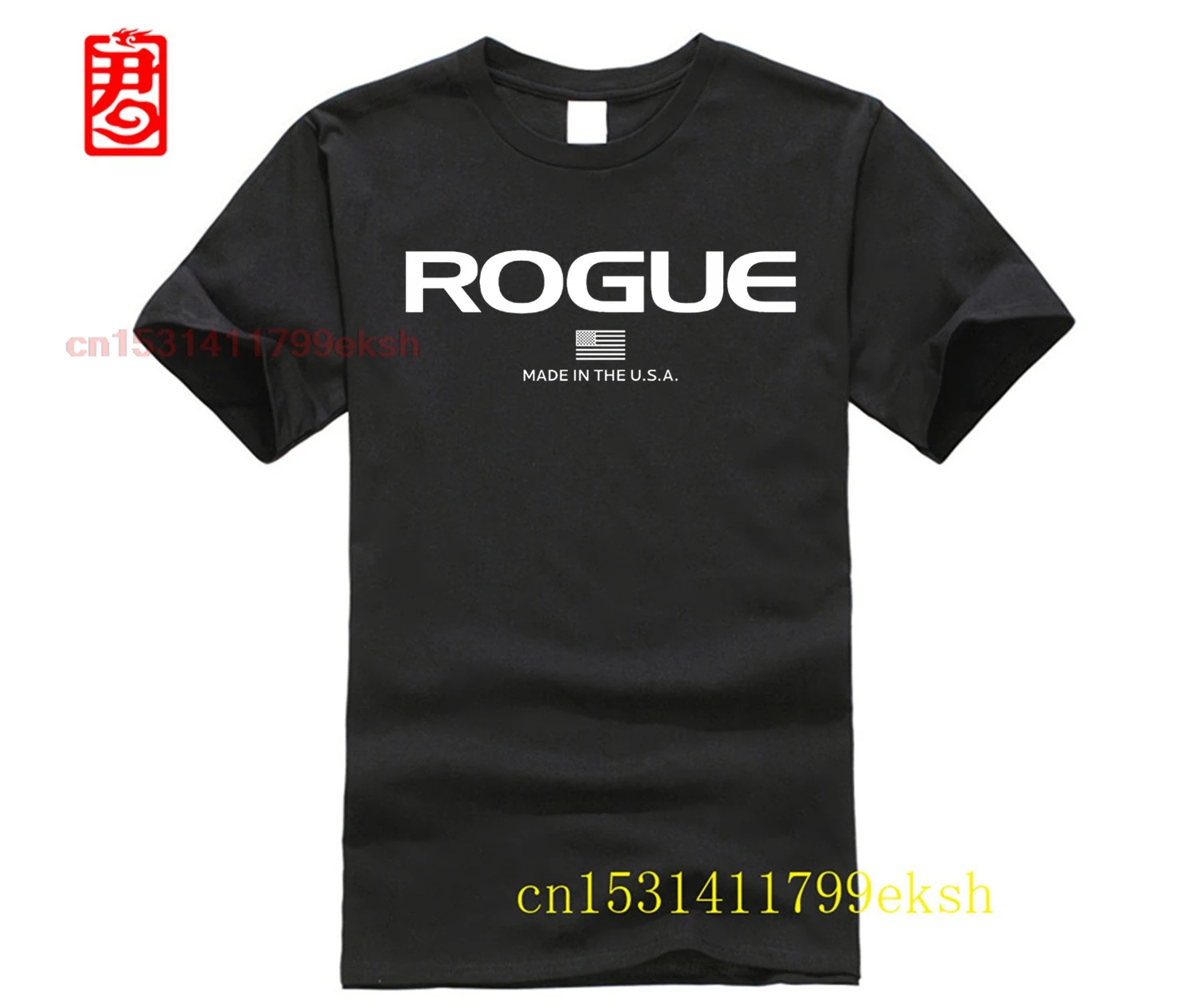 Мужская белая футболка ROGUE Fitness на заказ модная 2020 дешевая популярные футболки