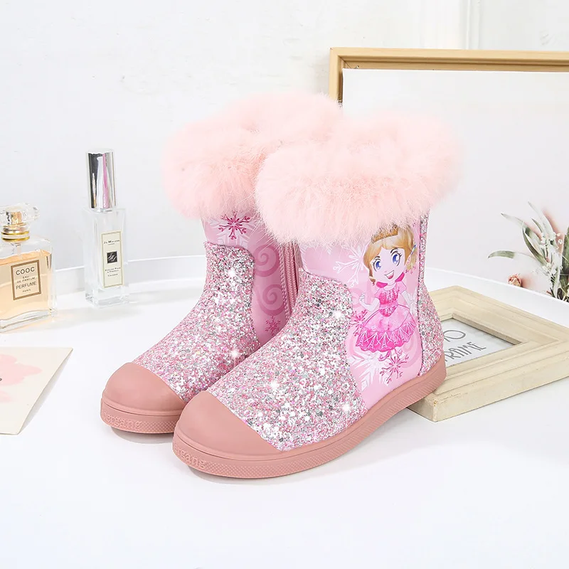 Baby Girls Fashion Boots Plush Children Boots for Girls 2021 Artificial Fur Keep Warm Kids Shoes Size 22-36 Baby Girl Boots
Baby Girls Fashion Boots Plush Children Boots for Girls 2021 Artificial Fur Keep Warm Kids Shoes Size 22-36 Baby Girl Boots