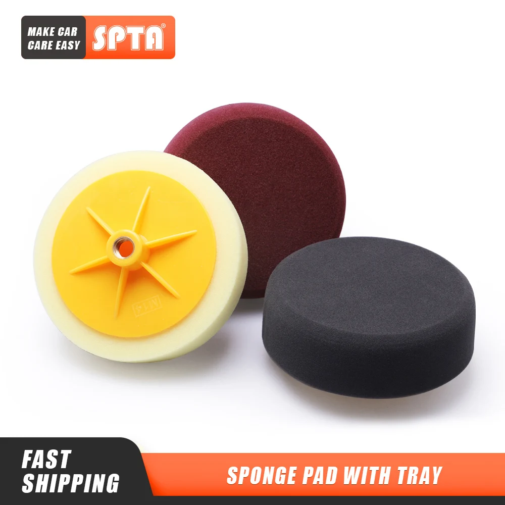 (Single Sale) SPTA 6inch/150mm Polishing Pad with M14 Thread Backing Plate Car Paint Waxing Sponge Polishing Disc for RO Polishe
(Single Sale) SPTA 6inch/150mm Polishing Pad with M14 Thread Backing Plate Car Paint Waxing Sponge Polishing Disc for RO Polishe