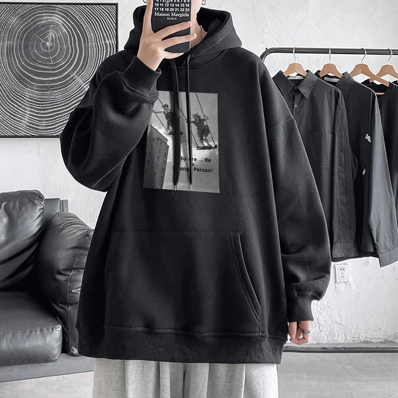 ExtFine Cute Old Photos Print Oversized Hooded Sweatshirts Men Basic Hoodies HipHop Male Pullovers Streetwear Unisex Hoodies
ExtFine Cute Old Photos Print Oversized Hooded Sweatshirts Men Basic Hoodies HipHop Male Pullovers Streetwear Unisex Hoodies