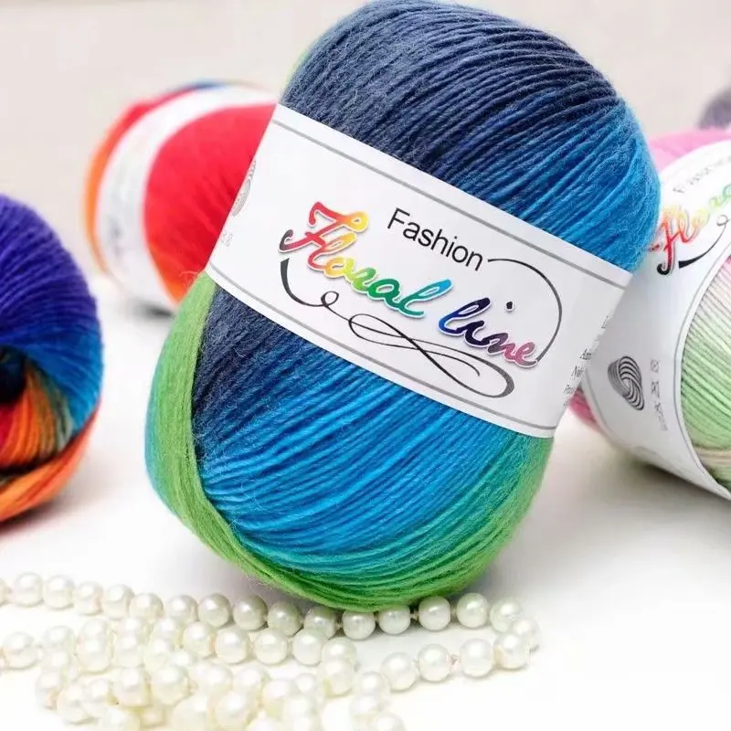 100Grams/Pc Melange Wool Yarn Hand Knitting Rainbow Fancy Yarn Fine Combed Thread For Sweater Scarf
100Grams/Pc Melange Wool Yarn Hand Knitting Rainbow Fancy Yarn Fine Combed Thread For Sweater Scarf