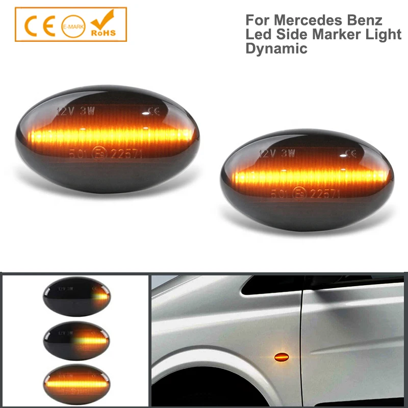 2x Car Styling Led Side Marker Light Turn Signal lamps for Mercedes-Benz Smart W450 W452 A-Class W168 Vito W639 W447 Citan W415
2x Car Styling Led Side Marker Light Turn Signal lamps for Mercedes-Benz Smart W450 W452 A-Class W168 Vito W639 W447 Citan W415