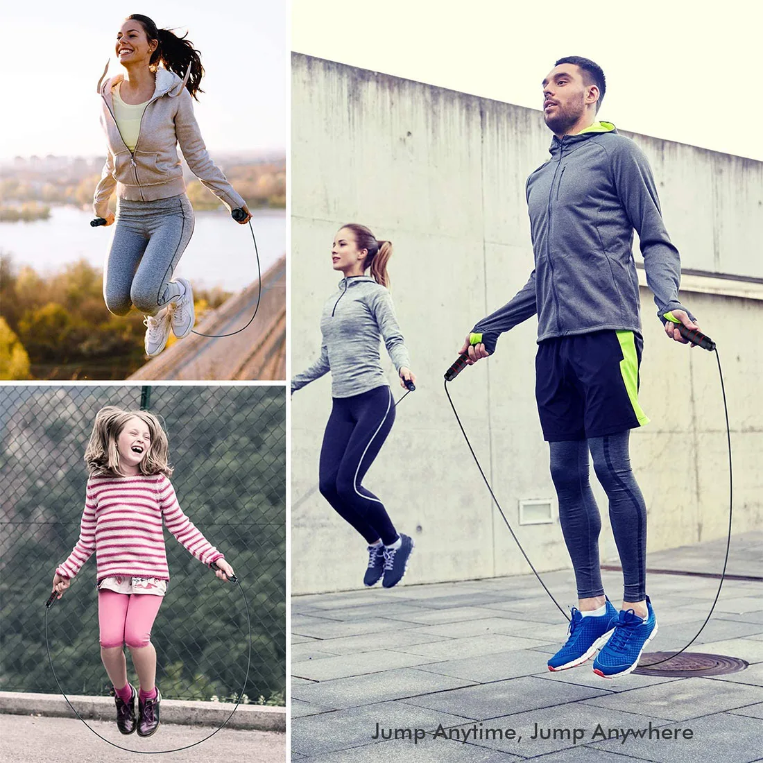 Jump Rope Tangle-Free Rapid Speed Jumping Rope Cable with Ball Bearings Steel Skipping Rope Gym Fitness Home Exercise Slim Body
Jump Rope Tangle-Free Rapid Speed Jumping Rope Cable with Ball Bearings Steel Skipping Rope Gym Fitness Home Exercise Slim Body