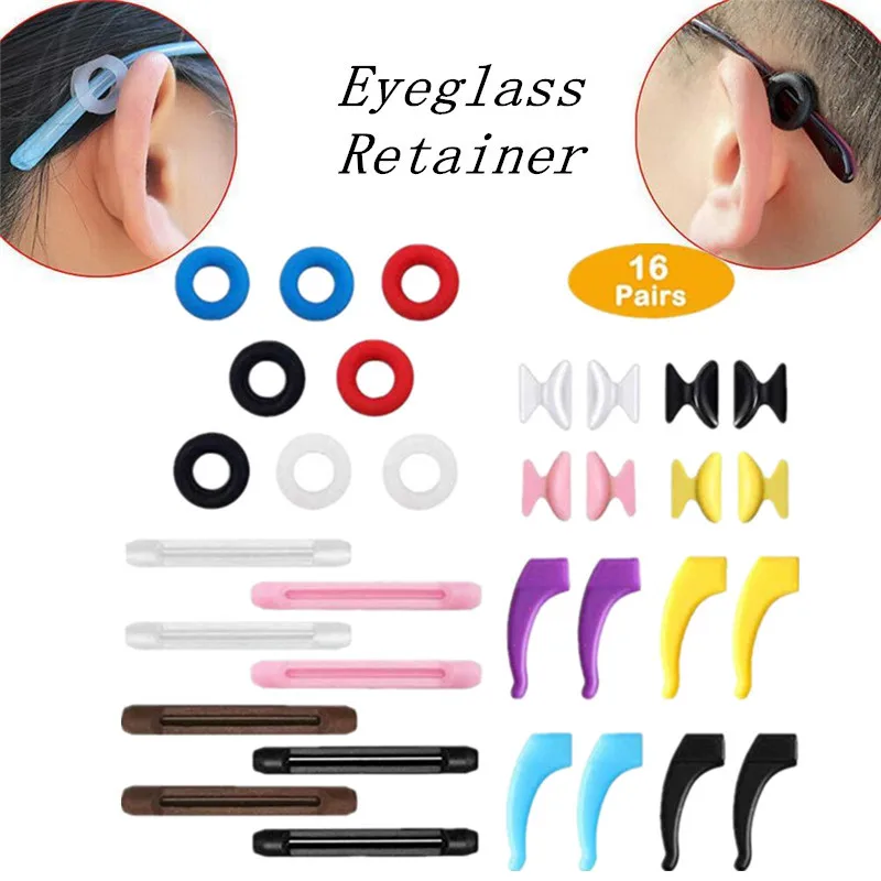 6Pairs/Set Silicone Anti Slip Glasses Retainers Unisex Sunglasses Holder Anti-slip Retainer Nose Pads Glasses Accessories Set
6Pairs/Set Silicone Anti Slip Glasses Retainers Unisex Sunglasses Holder Anti-slip Retainer Nose Pads Glasses Accessories Set