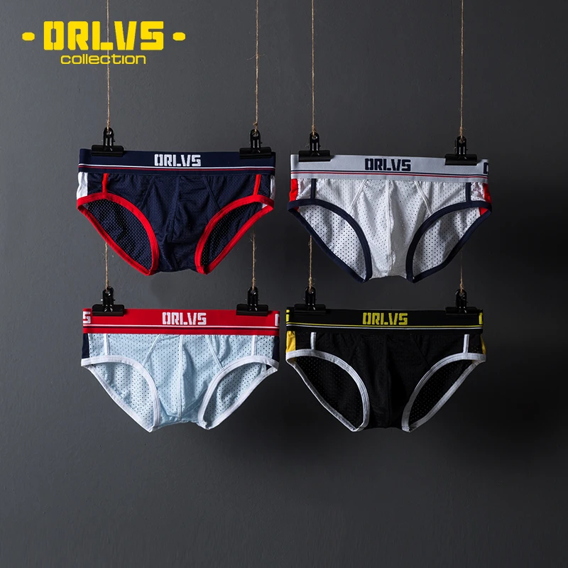 ORLVS Brand sexy gay briefs men jockstrap male underwear cueca tanga slip homme kincker for men quick dry gay bikini briefs mesh
ORLVS Brand sexy gay briefs men jockstrap male underwear cueca tanga slip homme kincker for men quick dry gay bikini briefs mesh