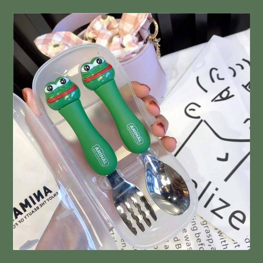 Cute Cartoon Fork Spoon Stainless Steel Nосуда Cutlery Korean Vajilla Super Adorable Travel Portable Set Box Jogo De Panela
Cute Cartoon Fork Spoon Stainless Steel Nосуда Cutlery Korean Vajilla Super Adorable Travel Portable Set Box Jogo De Panela