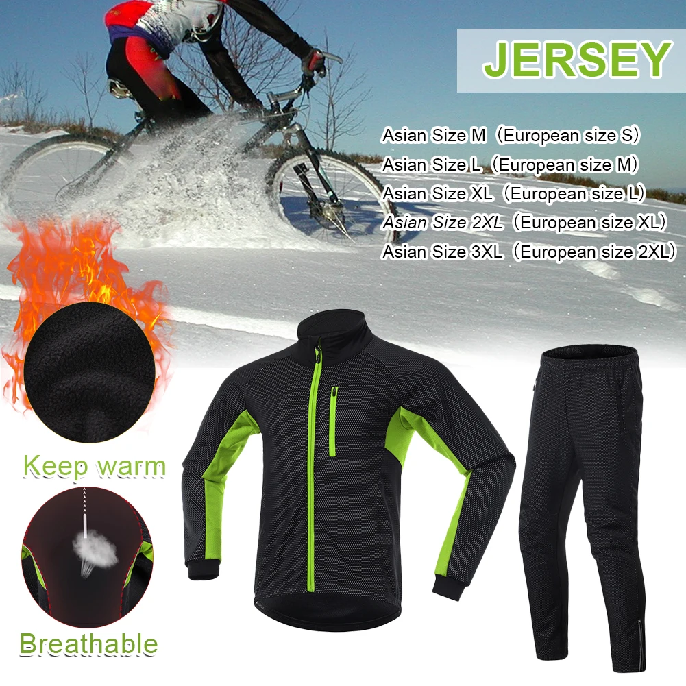 Winter Thermal Fleece Cycling Jacket Pants Breathable Clothing Windproof Waterproof Long Jersey For Bicycle MTB Road Bike
Winter Thermal Fleece Cycling Jacket Pants Breathable Clothing Windproof Waterproof Long Jersey For Bicycle MTB Road Bike
