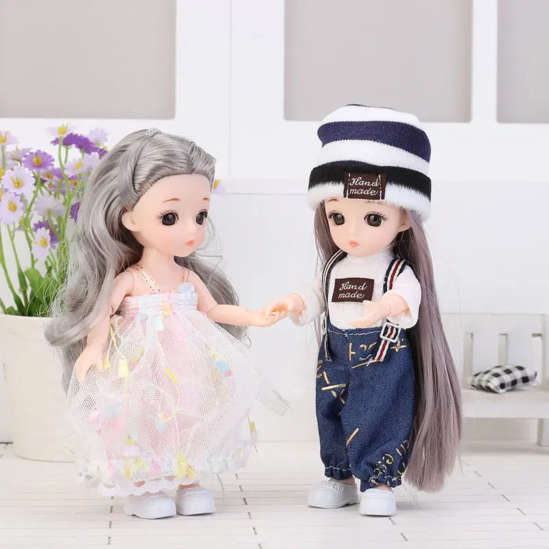 The dollhouse: eight points and 16 cm doll simulation delicate toy girl princess dress skirt gift suit dress birthday gift
The dollhouse: eight points and 16 cm doll simulation delicate toy girl princess dress skirt gift suit dress birthday gift