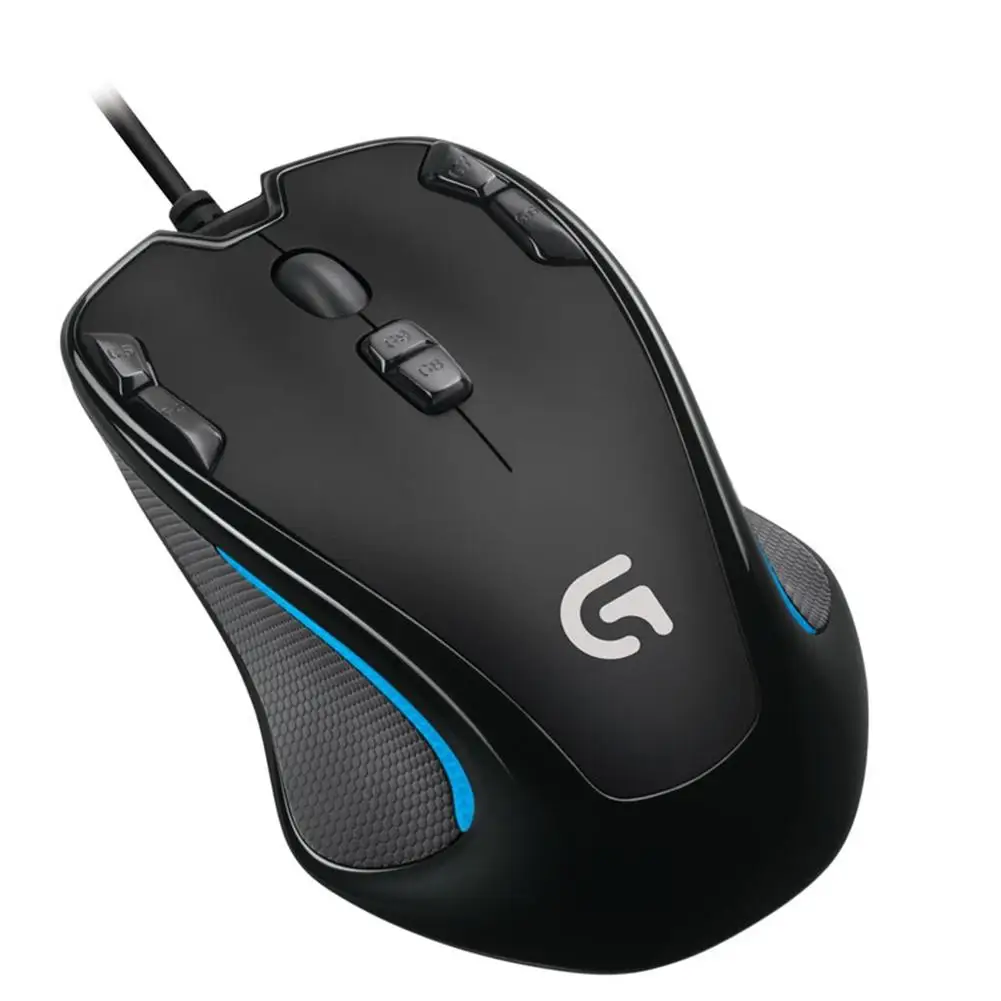 

Оптическая игровая мышь Logitech G300s для обеих рук, проводная USB мышь с 9 программируемыми кнопками, 2500 точек/дюйм, 7-цветная игровая мышь с подсве...