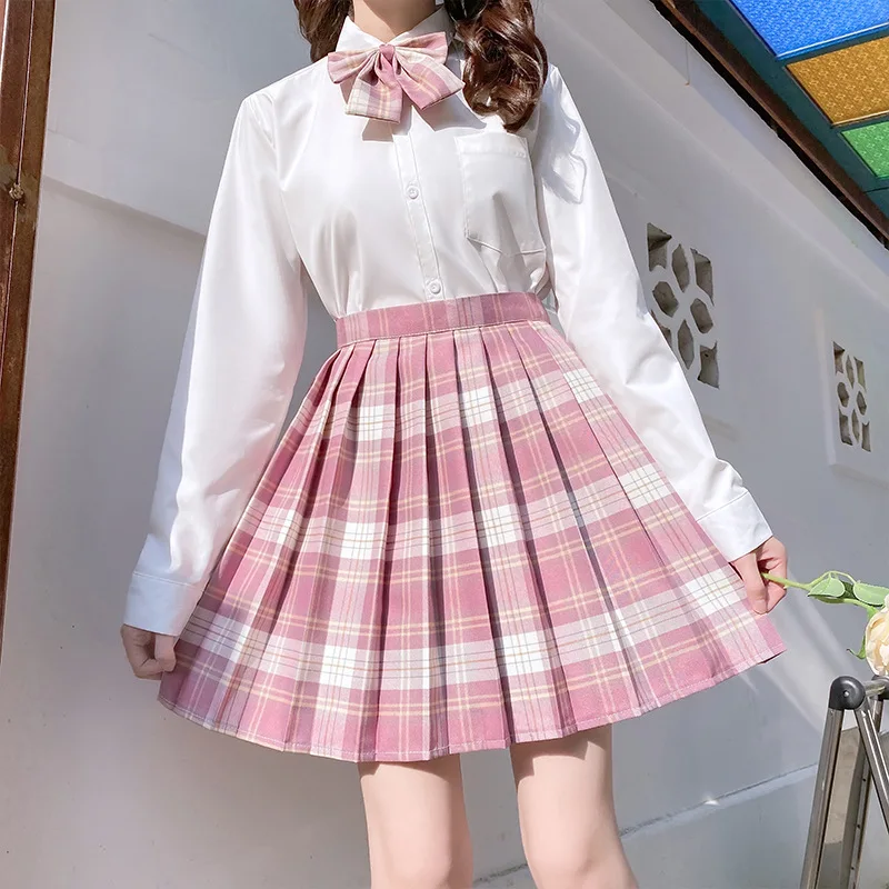 Summer Harajuku Korean Women High Waist Pleated Skirts Sexy Cute Mini Plaid Skirt Japanese JK Uniform Students Kawaii Clothes
Summer Harajuku Korean Women High Waist Pleated Skirts Sexy Cute Mini Plaid Skirt Japanese JK Uniform Students Kawaii Clothes