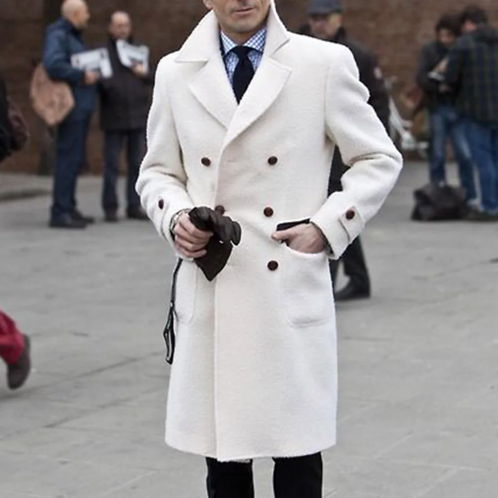OEING Men Mid-length Woolen Jacket Trench Coat Outwear Formal Work Casual Peacoat
OEING Men Mid-length Woolen Jacket Trench Coat Outwear Formal Work Casual Peacoat