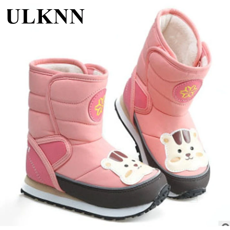 ULKNN Kids Winter Girls Snow Boots Warm Shoes Sole PU Casual Shoes Non-slip Rubber Cat Cute Cartoon Waterproof for Children Pink
ULKNN Kids Winter Girls Snow Boots Warm Shoes Sole PU Casual Shoes Non-slip Rubber Cat Cute Cartoon Waterproof for Children Pink
