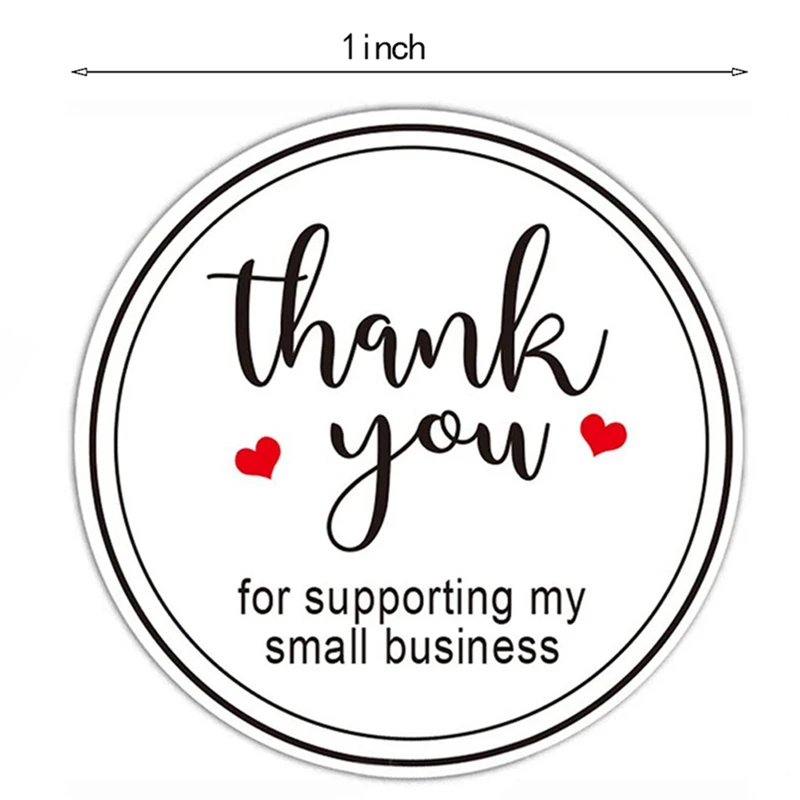 500pcs/roll 1 Inch Thank You Labels Scrapbook Stationery Stickers Seal Stickers for Gift Package Present Envelope Decoration
500pcs/roll 1 Inch Thank You Labels Scrapbook Stationery Stickers Seal Stickers for Gift Package Present Envelope Decoration