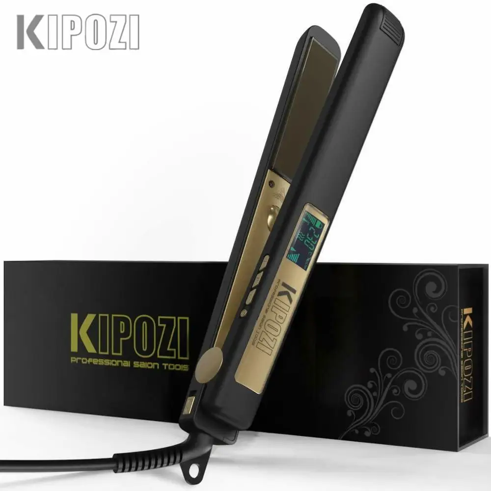 KIPOZI Fast Heat Up Hair Straightener Professional Hair Tool LCD Display 2 In 1 Hair Iron Dual Voltage Adjustable Temperature
KIPOZI Fast Heat Up Hair Straightener Professional Hair Tool LCD Display 2 In 1 Hair Iron Dual Voltage Adjustable Temperature