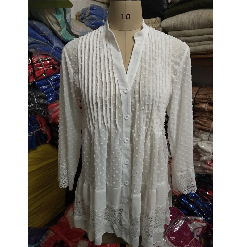 5XL Plus Size White Lace Blouse 2021 Women Summer V Neck Long Sleeve Chiffon Blouse Shirt Big Sizes Loose Ladies Tunic Tops
5XL Plus Size White Lace Blouse 2021 Women Summer V Neck Long Sleeve Chiffon Blouse Shirt Big Sizes Loose Ladies Tunic Tops
