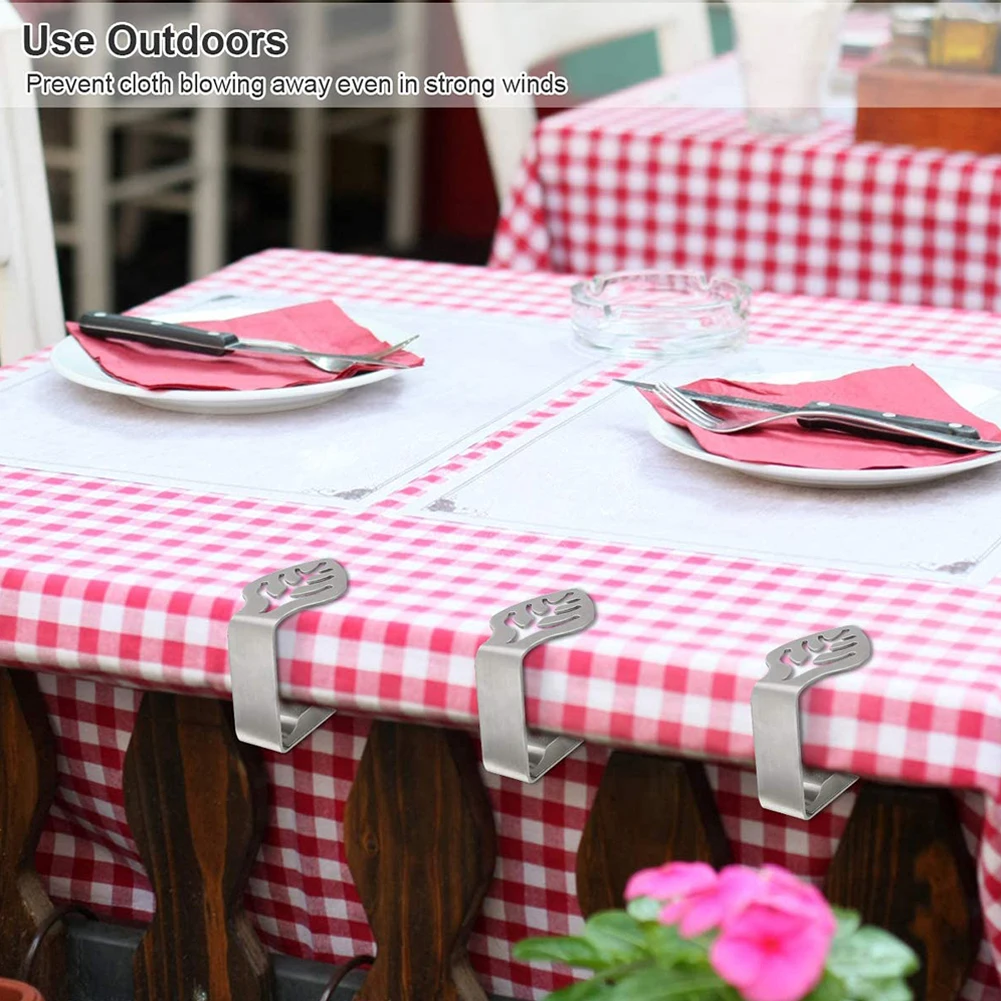 8PCS Stainless Steel Table Cloth Clip Party Picnic Wedding Prom Multi-Function Tablecloth Clip Round Tablecloth Stable Clips
8PCS Stainless Steel Table Cloth Clip Party Picnic Wedding Prom Multi-Function Tablecloth Clip Round Tablecloth Stable Clips