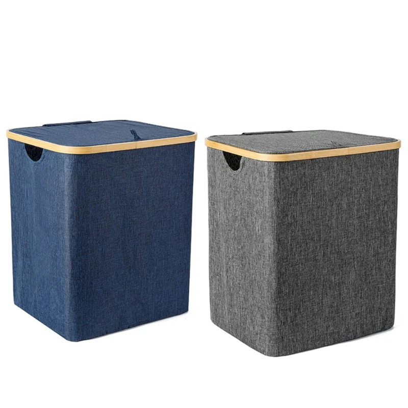 Foldable Laundry Basket with Lid and Handle, Collapsible Dirty Clothes Storage Hamper for Bedroom Closet Clothing Organization
Foldable Laundry Basket with Lid and Handle, Collapsible Dirty Clothes Storage Hamper for Bedroom Closet Clothing Organization