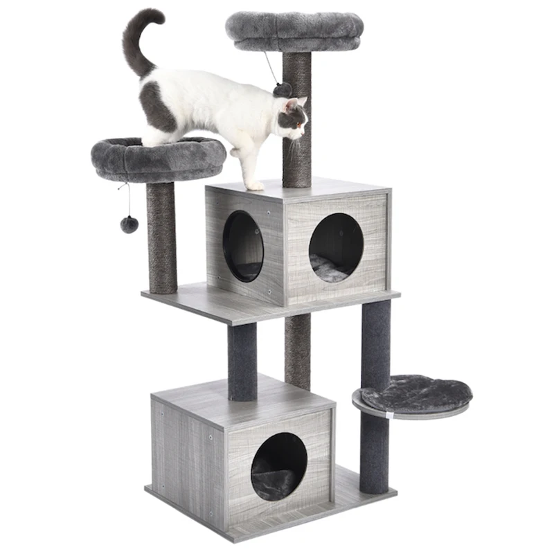 Domestic Delivery Cat Tree Condo House Scratching Posts for Cat Kitten Multi-Level Tower Toys Pet Solid Wood Furniture Protector
Domestic Delivery Cat Tree Condo House Scratching Posts for Cat Kitten Multi-Level Tower Toys Pet Solid Wood Furniture Protector
