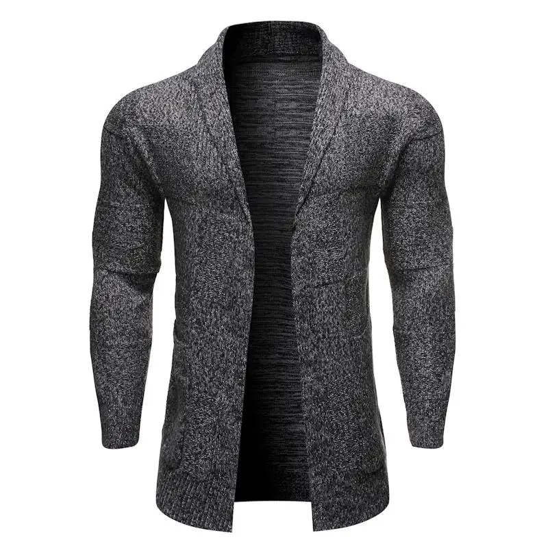 Long style Sweater Cardigan 65% Cotton Business Men Solid color Knitted Sweaters Turtleneck Male Blue Khaki Grey
Long style Sweater Cardigan 65% Cotton Business Men Solid color Knitted Sweaters Turtleneck Male Blue Khaki Grey