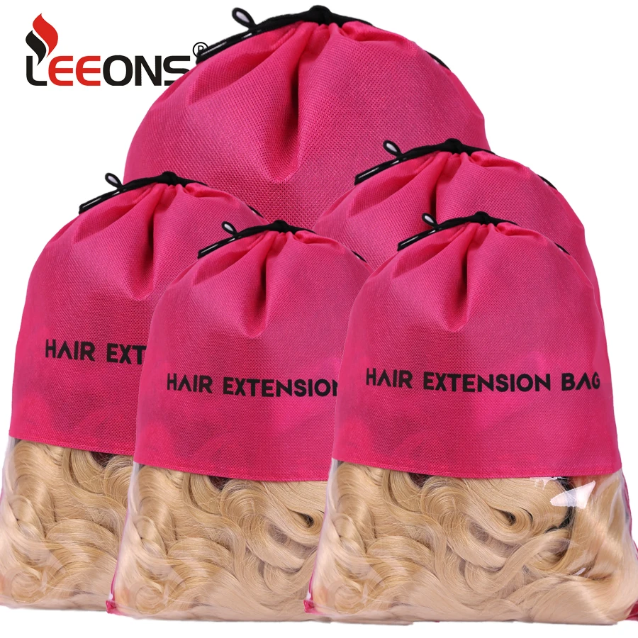 5Pcs Travel Wig Bags Portable Non-Woven Drawstring Large Wig/Hair Extension/Scarf Storage Bag Clear Window Pouch Organizers Pink
5Pcs Travel Wig Bags Portable Non-Woven Drawstring Large Wig/Hair Extension/Scarf Storage Bag Clear Window Pouch Organizers Pink