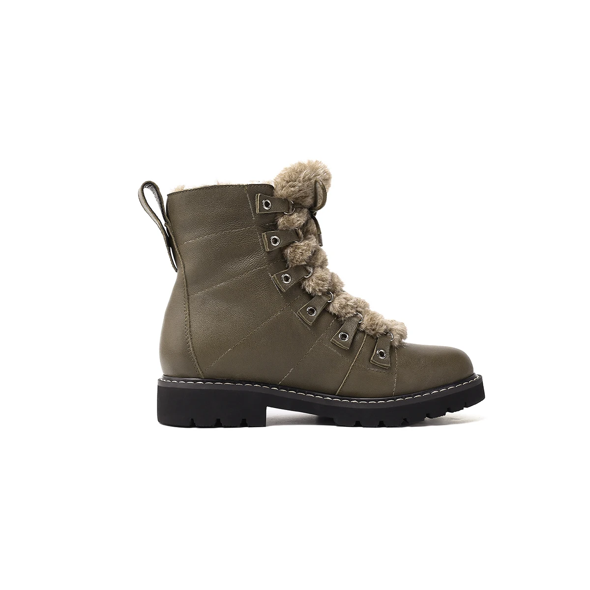 Salu 2020 Genuine leather Warm Fur Winter All Match Women Shoes Lace Up Square flat Heel Round Toe Fashion ankle Boots
Salu 2020 Genuine leather Warm Fur Winter All Match Women Shoes Lace Up Square flat Heel Round Toe Fashion ankle Boots