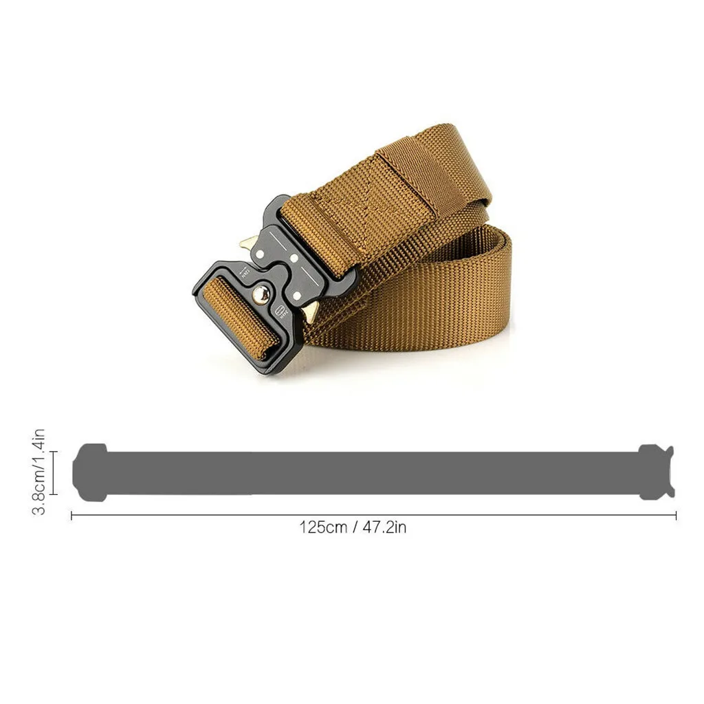 Men's Belt Army Outdoor Hunting Tactical Multi Function Combat Survival High Quality Marine Corps Canvas For Nylon Male#g3
Men's Belt Army Outdoor Hunting Tactical Multi Function Combat Survival High Quality Marine Corps Canvas For Nylon Male#g3