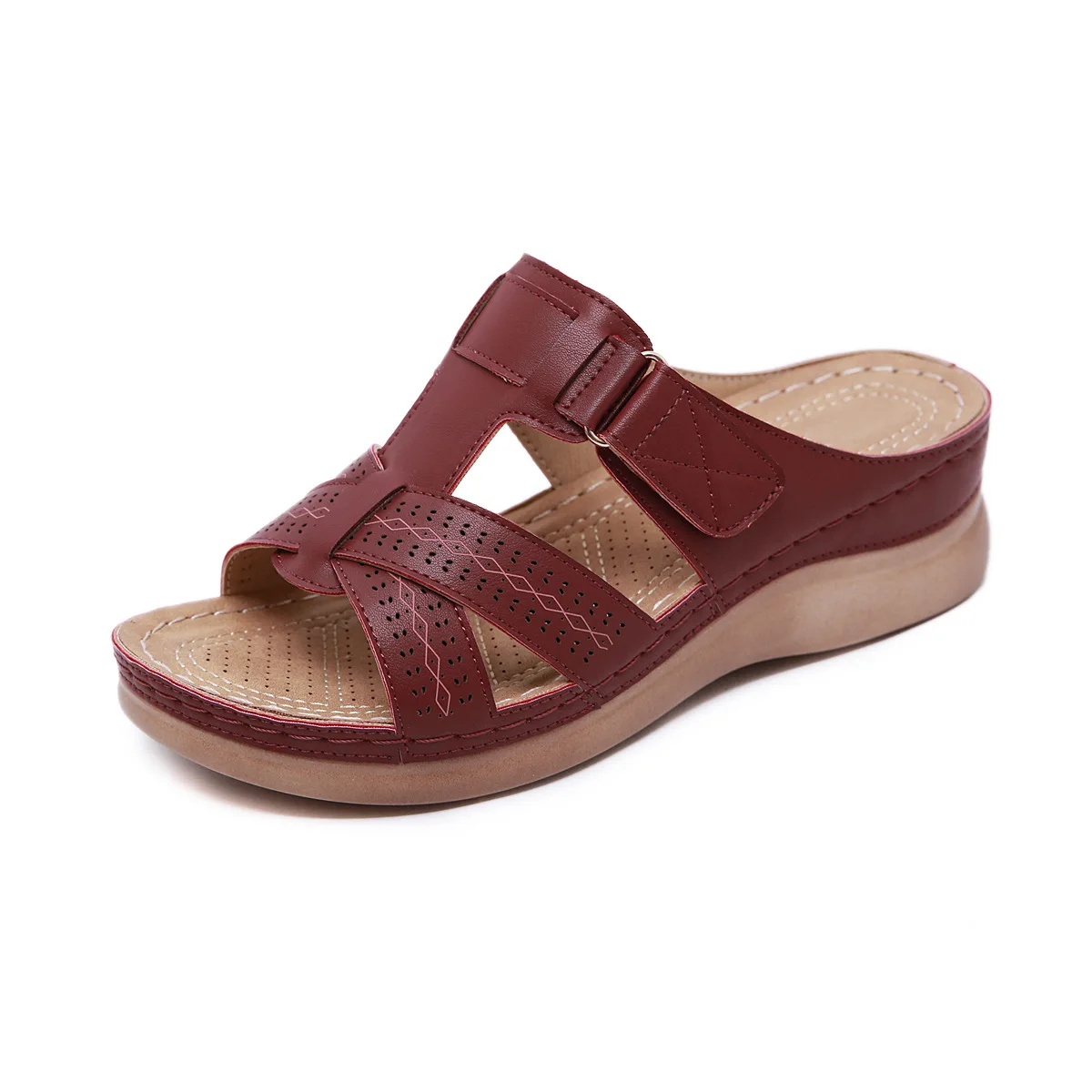 2020 Summer Women Wedge Sandals Premium Orthopedic Open Toe Sandals Vintage Anti-slip Leather Casual Female Platform Retro Shoes
2020 Summer Women Wedge Sandals Premium Orthopedic Open Toe Sandals Vintage Anti-slip Leather Casual Female Platform Retro Shoes