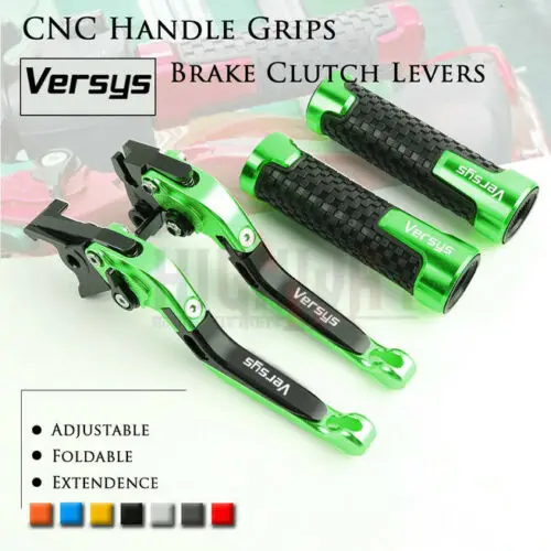Motorcycle CNC Extendable Brake Clutch Levers Handlebar Handles Grips Ends for KAWASAKI Versys 300X 2017-2019
Motorcycle CNC Extendable Brake Clutch Levers Handlebar Handles Grips Ends for KAWASAKI Versys 300X 2017-2019