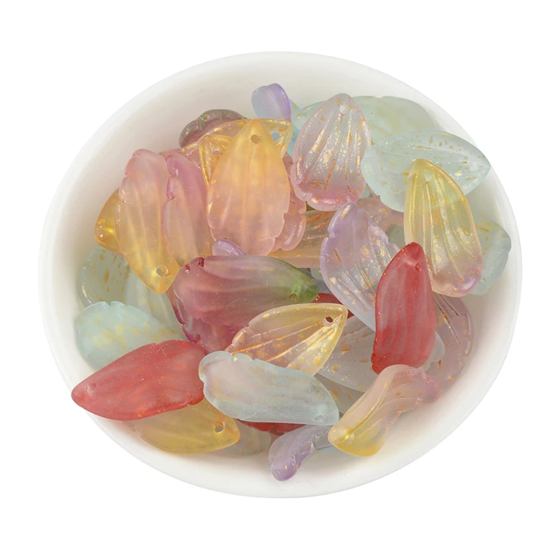 20PC/lot Colorful Leaves Shape Beads Czech Glass Loose Spacer Beads for Jewelry Making Hairpin Handmade Diy Accessories
20PC/lot Colorful Leaves Shape Beads Czech Glass Loose Spacer Beads for Jewelry Making Hairpin Handmade Diy Accessories