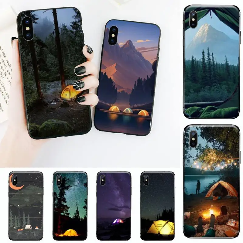 Camping Nature Mountain Phone Case for iPhone 11 12 mini pro XS MAX 8 7 6 6S Plus X 5S SE 2020 XR
Camping Nature Mountain Phone Case for iPhone 11 12 mini pro XS MAX 8 7 6 6S Plus X 5S SE 2020 XR