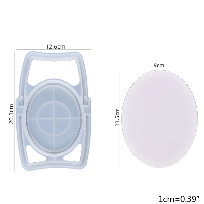 2021 New Oval Makeup Mirror Epoxy Resin Mold Desktop Vanity Mirror Casting Silicone Mould
2021 New Oval Makeup Mirror Epoxy Resin Mold Desktop Vanity Mirror Casting Silicone Mould