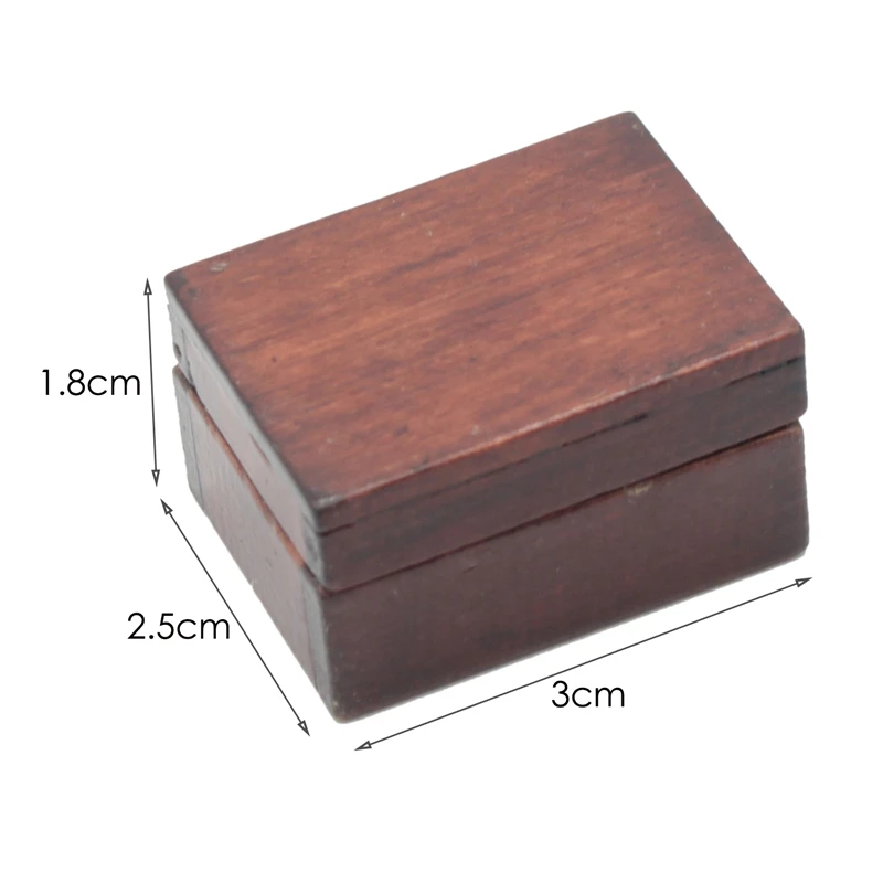 Cute Mini Makeup Wooden Jewelry Box Kid Toy for 1:12 Dollhouse Miniature Scene Model Accessories
Cute Mini Makeup Wooden Jewelry Box Kid Toy for 1:12 Dollhouse Miniature Scene Model Accessories