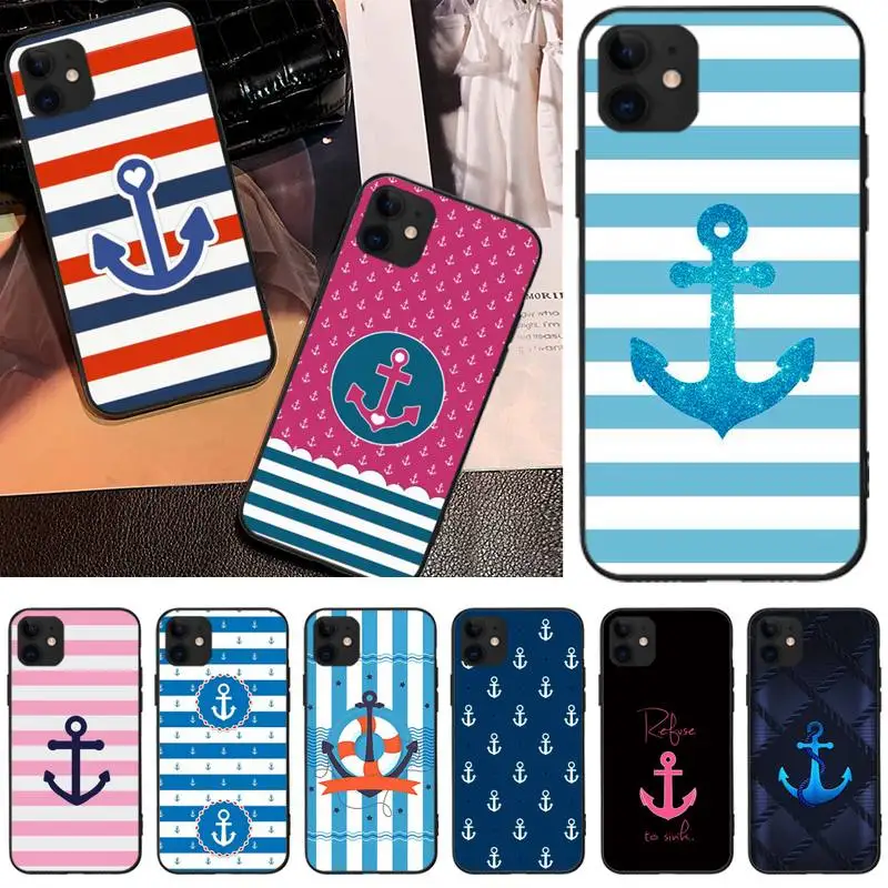 Navy Wind Boat Anchor Phone Case Black TPU Soft For IPhone 12 11 PRO MAX X XS XR 6S 7 8 PLUS SE Cases Cover
Navy Wind Boat Anchor Phone Case Black TPU Soft For IPhone 12 11 PRO MAX X XS XR 6S 7 8 PLUS SE Cases Cover